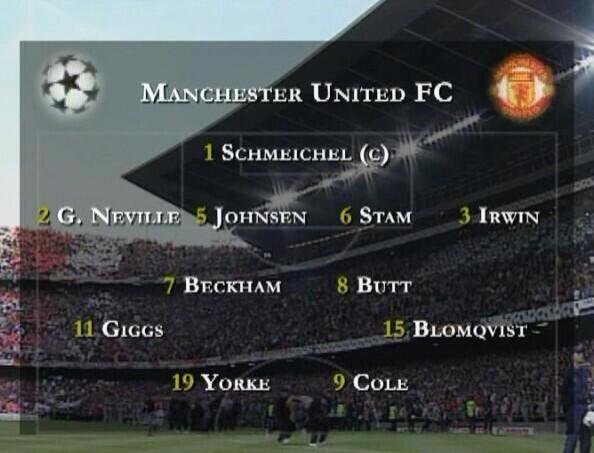 90sfootball's tweet image. The Manchester United side that completed the treble, 1999.