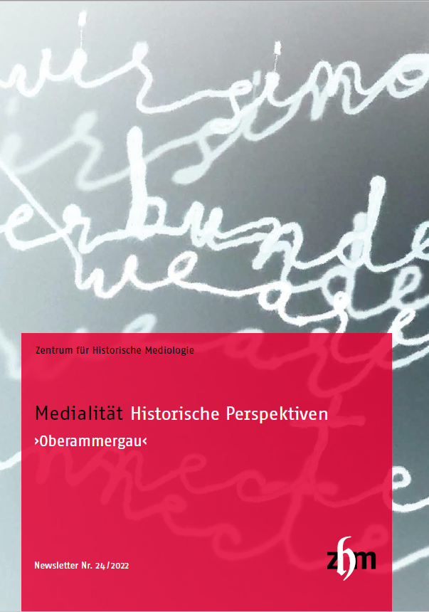 ZMediologie's tweet photo. Der neue Newsletter des #ZHM ist online &amp; widmet  sich dem Thema #passionsspiele #Oberammgerau https://t.co/RDgnYKCAlL Es geht um #Ökonomie, #Spiel, #Zeit &amp; Medialität - aus Sicht der ÄDL, NDL und Theaterwissenschaft #medievaltwitter @uzh_ds https://t.co/yvDthMYl3E