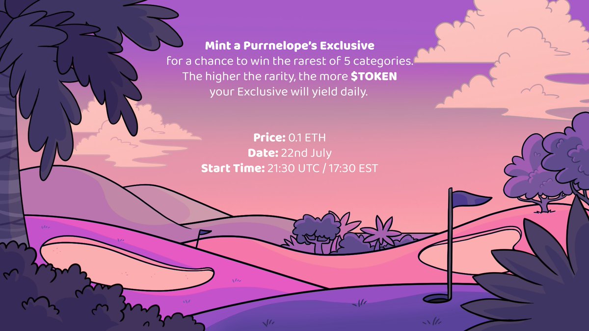 PurrnelopesCC's tweet photo. Mark your calendars. 

Not on our allow list yet? Come say hi in our discord! 

#welovethepurrs
#purrnelopesexclusives https://t.co/NgoLkXqqpr