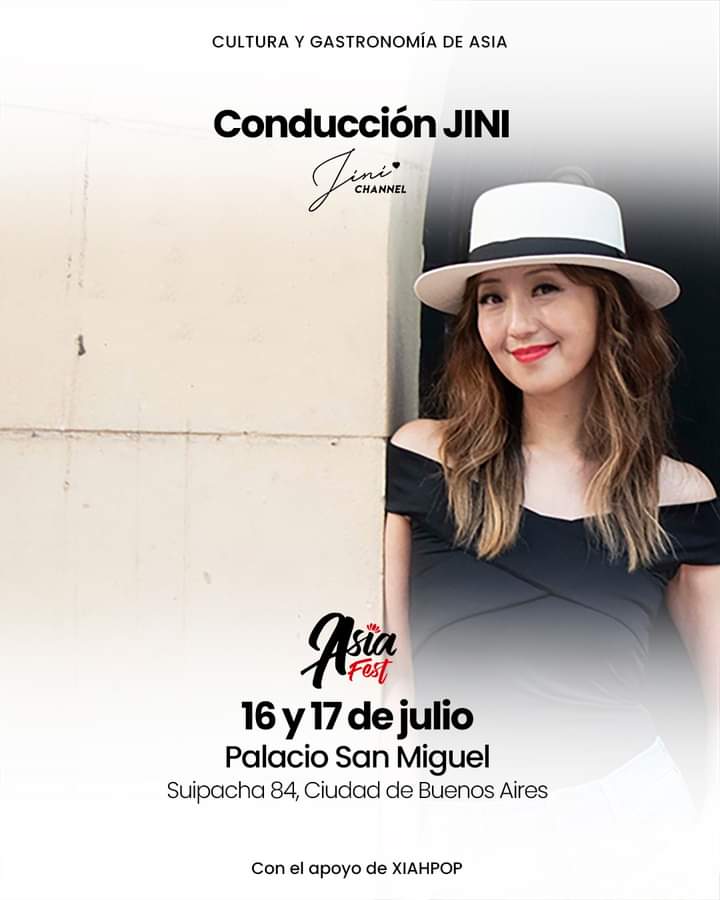 JiniChannel's tweet photo. ¡Mañana comienza #AsiaFest en 🇦🇷!🥰¡Espero verlos mis Jinichingus!💟

🗓 Días: Sábado 16 de julio y domingo 17 de julio del 2022.

📍 Lugar: Palacio San Miguel (Suipacha 84, CABA).

Toda la información en ASIA FEST🤗¿Están listos para pasarla bien? https://t.co/M4UkzMRrWg