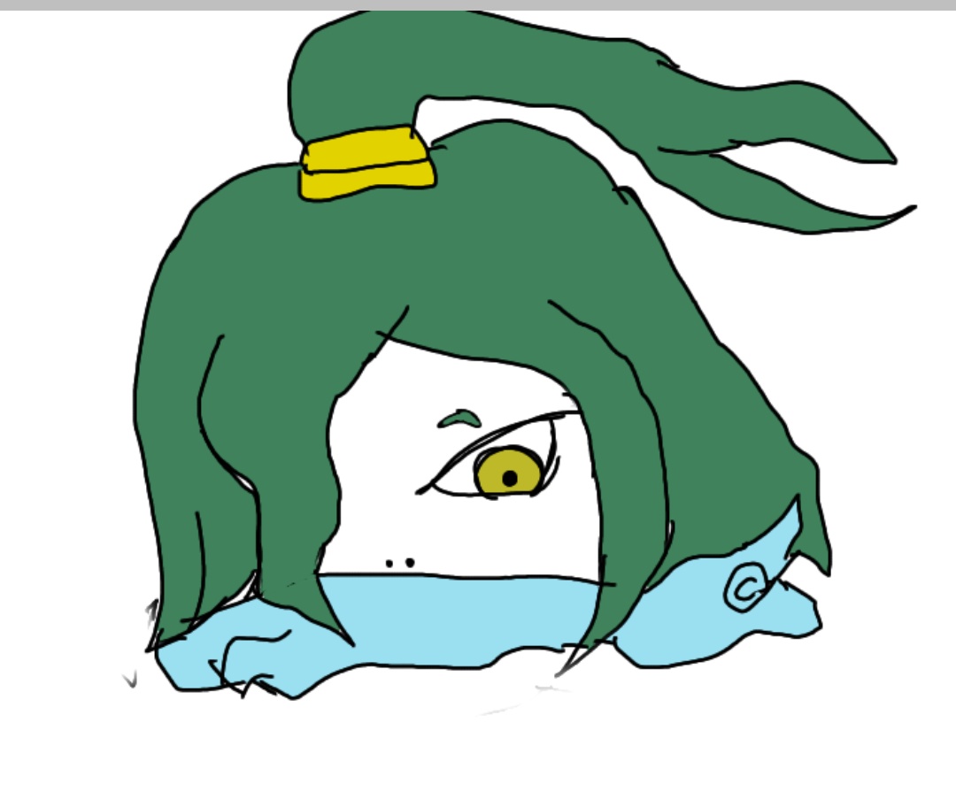 妖怪ウォッチ オロチ周瑜 ベタ塗り - 壬RYUZINのイラスト【妖怪ウォッチイラストオロチ】