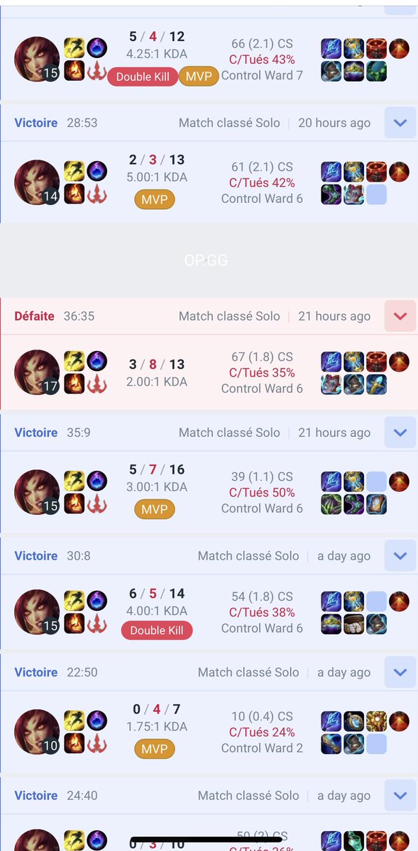 Ma mmr toute cassée après avoir fait quelques loss à 0lp 🥲 (mais on lâche rien 🥹🥹)