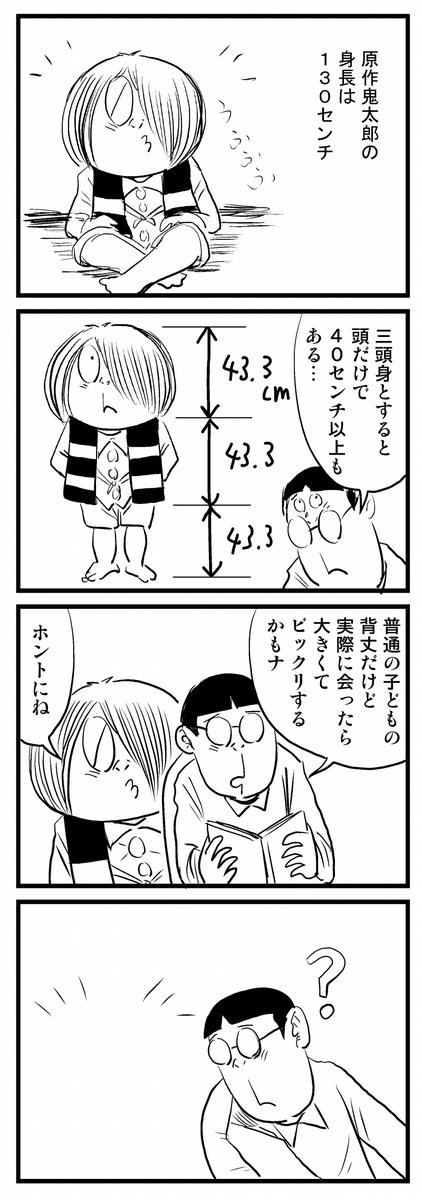 4コマ漫画
「鬼太郎のひみつ」 