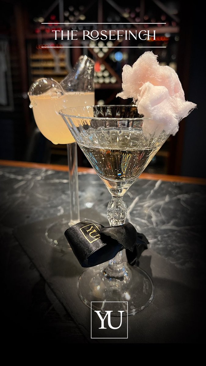 New Cocktail at Yu #TheRosefinch 

#champagne #candyfloss #rose #bubblegum #strawberry @BLOOMGin  

Created by Alex Benbow 

#cocktails #champagne #mixology <a href="/Live_RV/">Live Ribble Valley</a> <a href="/TheGCAsUK/">The Golden Chopsticks Awards</a> <a href="/mcrconfidential/">Manchester Confidential</a> <a href="/diffordsguide/">Difford's Guide</a> <a href="/ILoveMCR/">I Love Manchester</a> @LancashireHour <a href="/lancashirelife/">Lancashire Life</a>