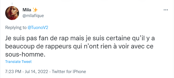 blk73134576's tweet photo. @Educateur_rouge @booba donc elle est animauphobe c'est bien ce que je dit elle a un véritable probleme phycologique il faut l'enfermé ! Mais cette 2eme option n'est pas la bonne car traiter un homme noir de "sous homme" puis le comparer a un animal, ya que les racistes pour faire ça et tu les aussi ! https://t.co/QC5gGOfToM