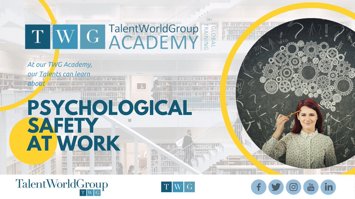 TWGplc's tweet photo. 🌐 TWG ACADEMY | One of our coolest benefits is our amazing TWG Academy, a state of the art learning platform where our Talents can learn by the hand of seasoned industry professionals about different topics - like Psychological safety at work! https://t.co/iNRT5JQIan