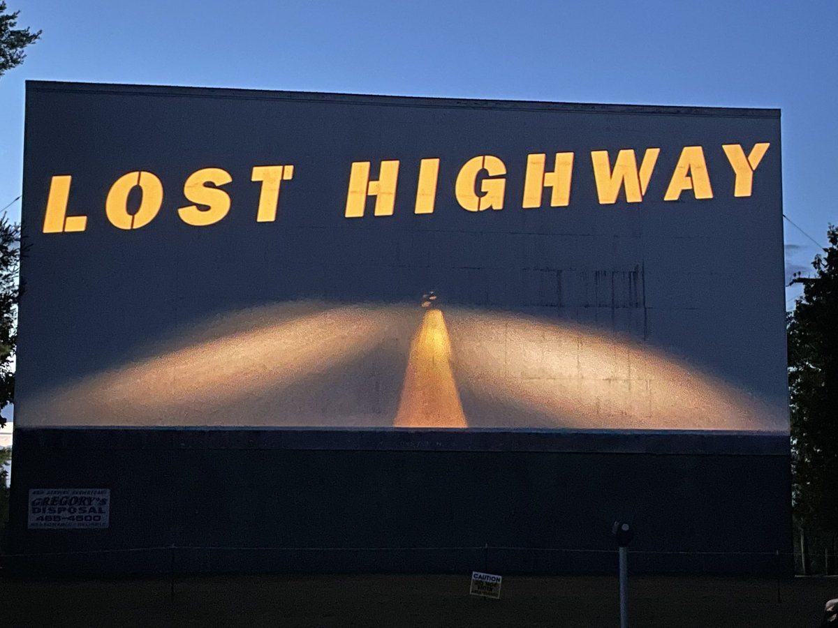 Never expected to see this at the drive in. . .