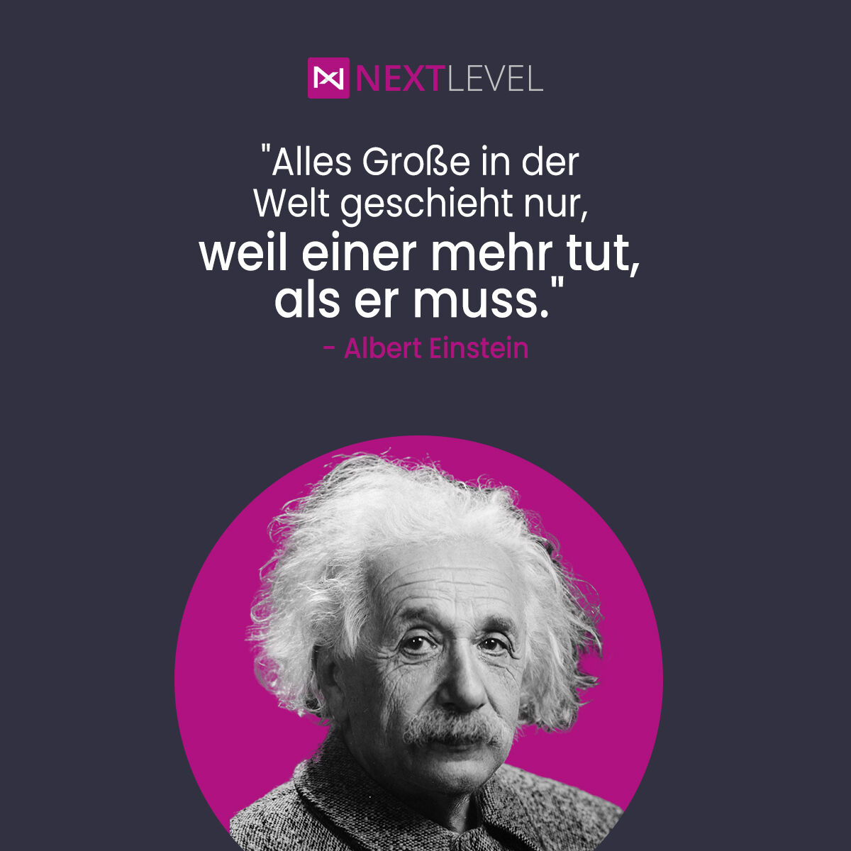nxltoken's tweet photo. Was machst du aus deinem Leben? Willst du etwas Großes erreichen? Wir wollen mit Next Level Token einen Schritt in Richtung Zukunft gehen.

#zitate #alberteinstein #zukunft #cryptocurrency #kryptowährung #nxltoken #NextLevelToken https://t.co/aG1ypOttZS