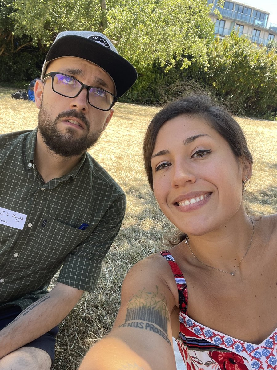 A very utopian lunch break 🤩😎🙏 #USS22 #utopianow #comrades <a href="/DystopiaJunkie/">Dr Liam J. L. Knight</a> <a href="/m_andorla/">Marta Olivi</a> <a href="/RhiFirth/">Rhiannon Firth 🧡</a> <a href="/MSousaOliveira/">Manuel Sousa Oliveira</a>