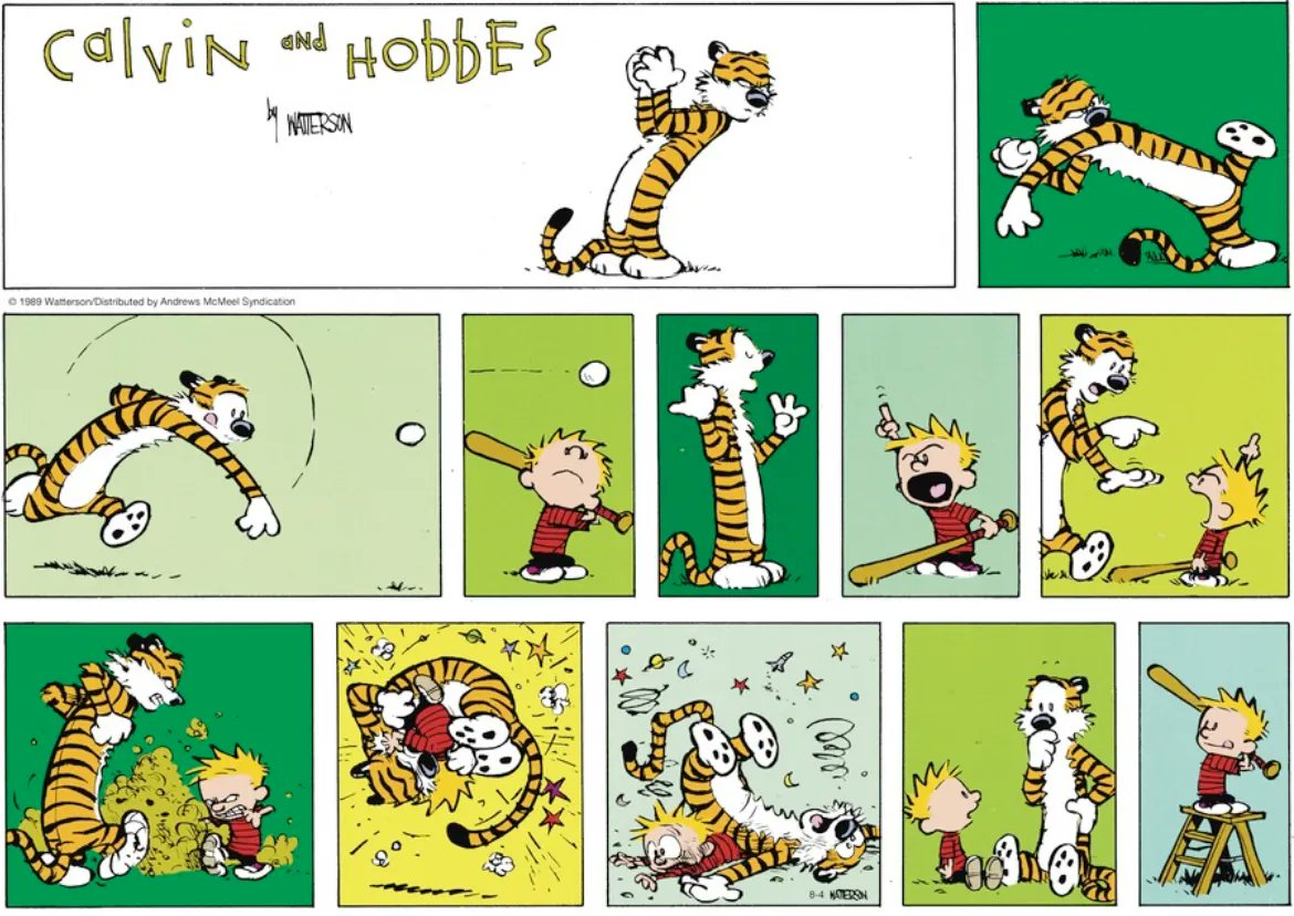 Calvinn_Hobbes's tweet photo. 😅😅 #CalvinandHobbes https://t.co/mjf0u50yCu