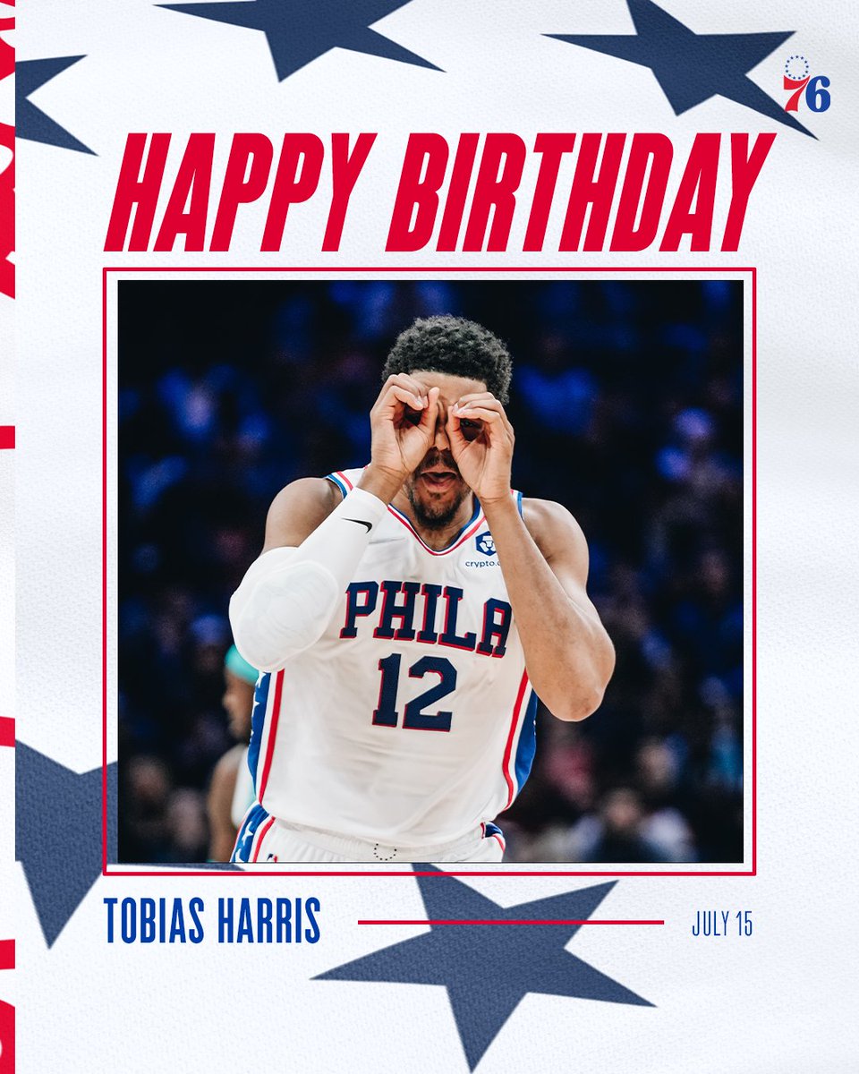 sixers's tweet image. happy 30th birthday, @Tobias31! 🥽