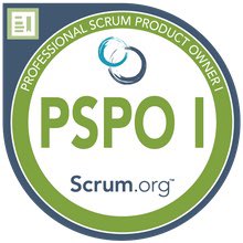 I am now a certified Product Owner!! ✨ #scrum #agile #productowner #valuedriven