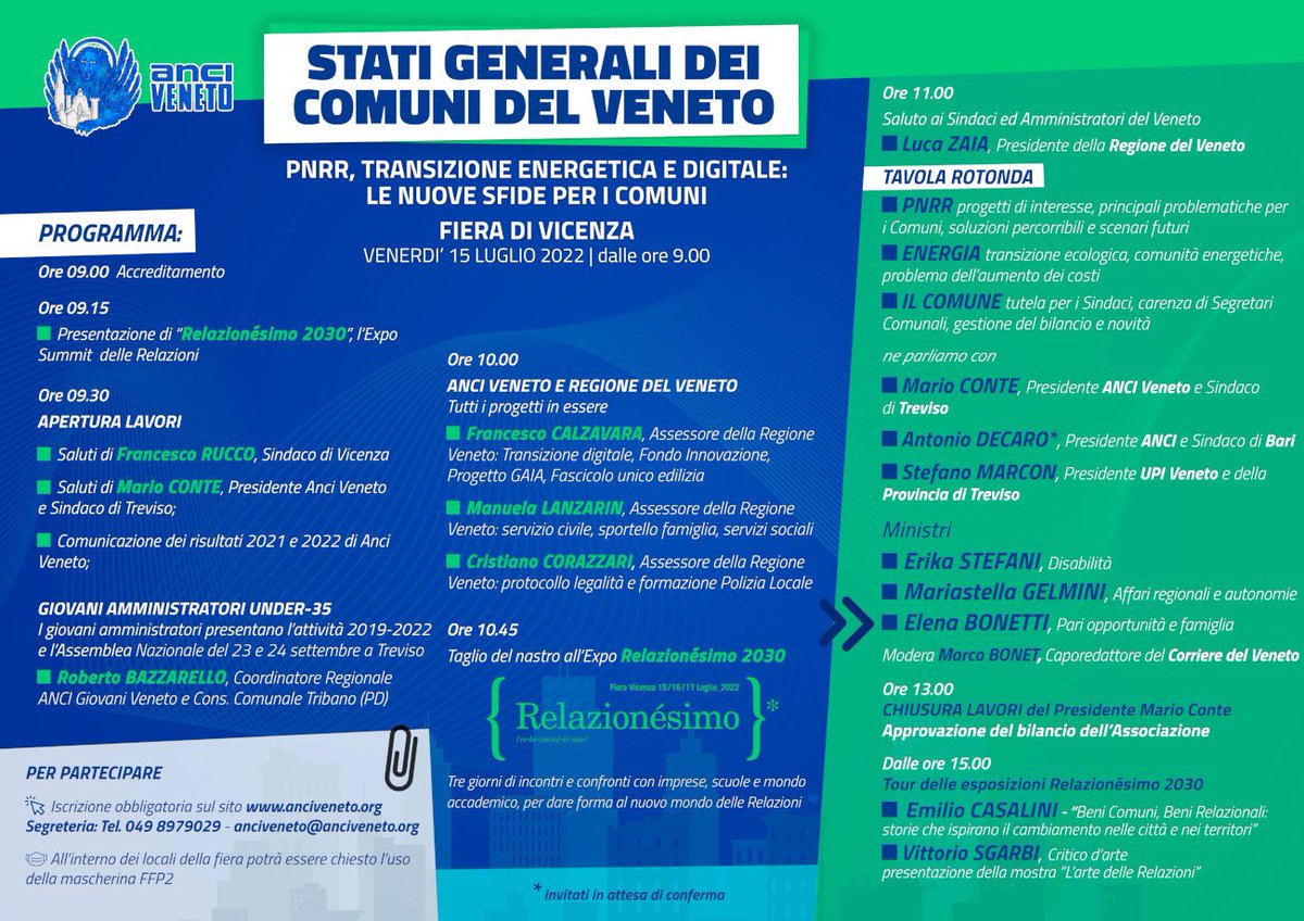 _danielbasso's tweet image. Oggi con #anci è stata una grande occasione per affrontare temi di attualità: #PNRR, transizione energetica e digitale; con il presidente della @RegioneVeneto @zaiapresidente, il Sindaco di Treviso @sindacoConte e gli Assessori di #RegioneVeneto Calzavara, Lanzarin e Corazzari.
