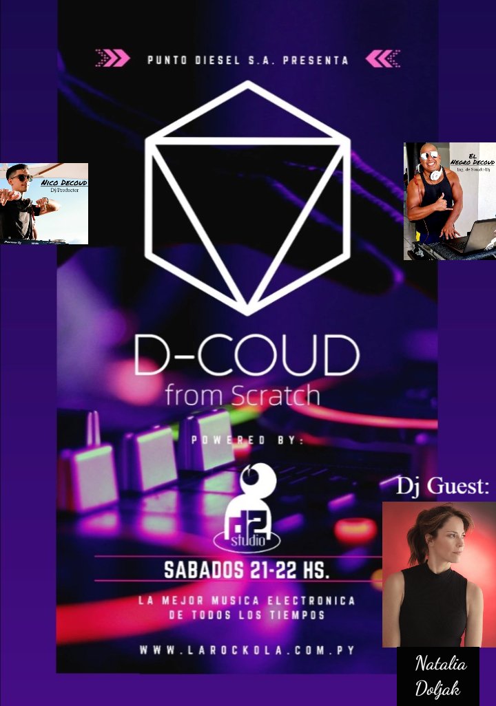 En la sesión de éste sábado tenemos como invitada a la maravillosa <a href="/NataliaDoljak/">Natalia Doljak</a>  , quien nos llevará a través de un viaje inolvidable!!! Sábado 21 hs. por <a href="/larockolaonline/">La Rockola</a>  . Podés encontrarnos en PlayStore y AppStore: LaRockola Online Radio o desde larockola.com.py .