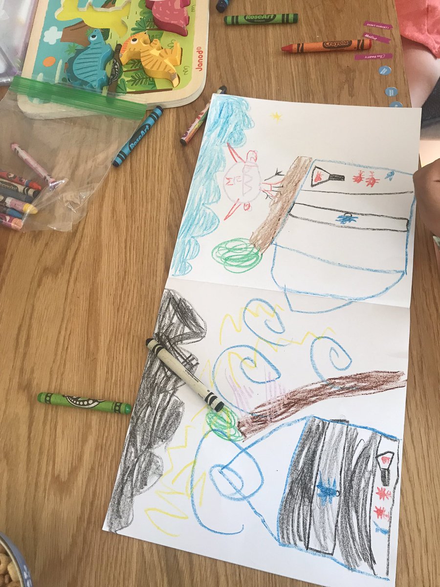 HaLoTeachLearn's tweet photo. My 5 yr old has already dedicated more time to his #WIP than I have today.
#illustration
#futureillustrator
#WritingCommnunity
#kidlitart
#kidlit
#momswritersclub https://t.co/A5hvoD7XPA