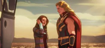 You know, I think Thor and Jane’s relationship in What If is my favorite iteration of the couple in the MCU. The way they become innocently smitten with one another is just adorable. It’s always refreshing when couples in fiction are just sweet on each other. https://t.co/ApzJpFuBZ9