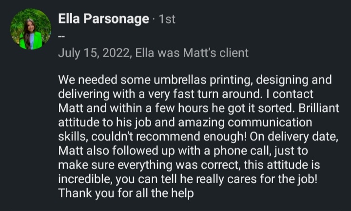 It's always nice to receive really positive reviews/testimonials/recommendations from my clients. #reviewsmatter #jobwelldone #happytohelp #helpingbusinesses