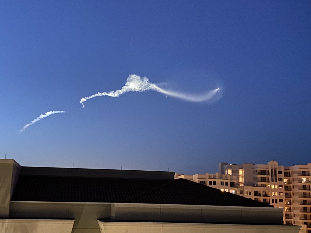 #SpaceX Launch last night over South Florida was a sight to behold