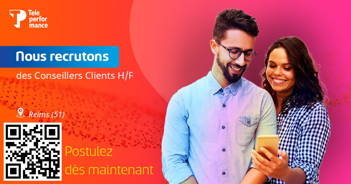 De nombreux postes de Conseiller clients sont actuellement à pourvoir sur notre centre de Reims. 
Vous pouvez déjà transmettre votre candidature : bit.ly/3PrpXWZ
#TPRecrute #TPReims
