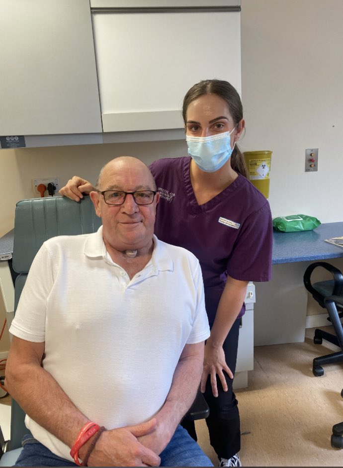 What an incredible journey I have been fortunate enough to share with this wonderful gentleman. From observing his total laryngectomy surgery to now!  Today I sent him off home with a HANDSFREE device just in time for his holiday. He had a goal, and he smashed it!!🤩🎉 #SUCCESS