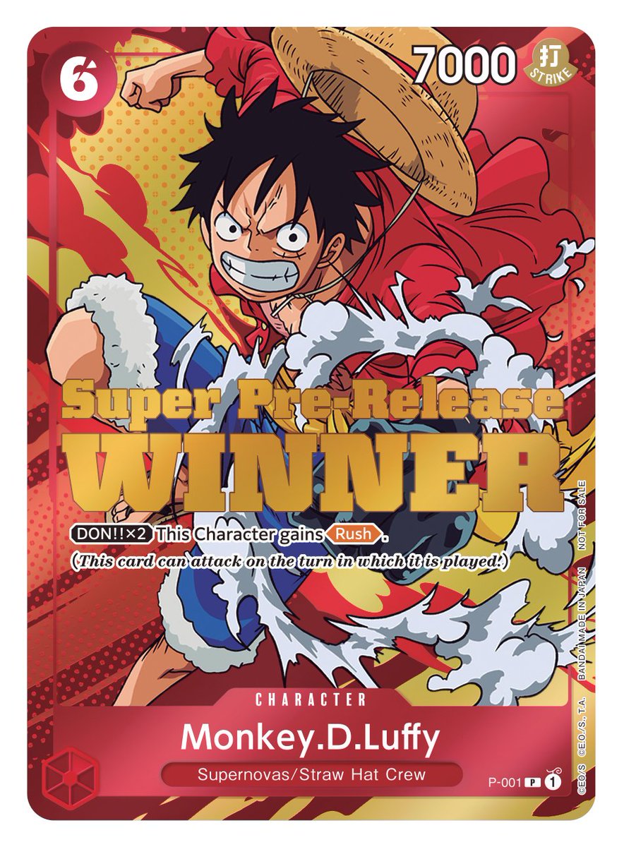Official One Piece Card Game English Version on X: [ NEWS for One