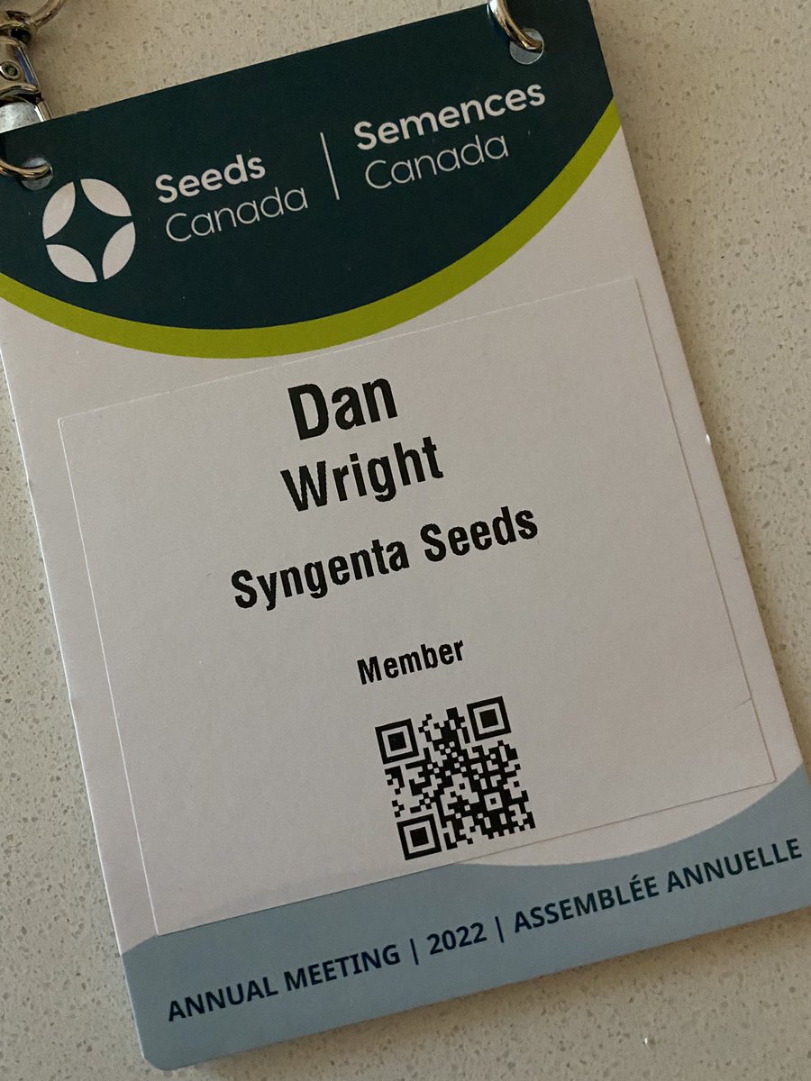 A great week of discussion on seed regulatory modernization.  Working with the value change we can enable more innovation, added value for growers and products end users need. #collaboration #communication #engagement #silobusting #SCAnnualMtg2022 @Seedgrowers @Seeds_Canada