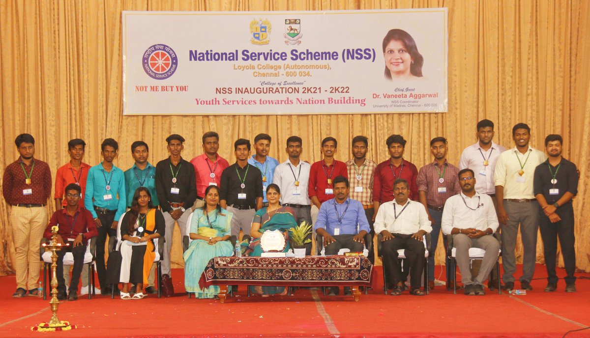 Nsslc3C's tweet photo. Our Loyola NSS organised an inauguration event for the NSS on April 26th, 2022.The program drew all the 5 NSS Units. This program prepared the students to their utmost serving of NSS.
#Loyolacollegeofficial #loyolanss #nsstamilnadu #nssvolunteers #nssindia #universityofmadras https://t.co/l4vDoBVc57