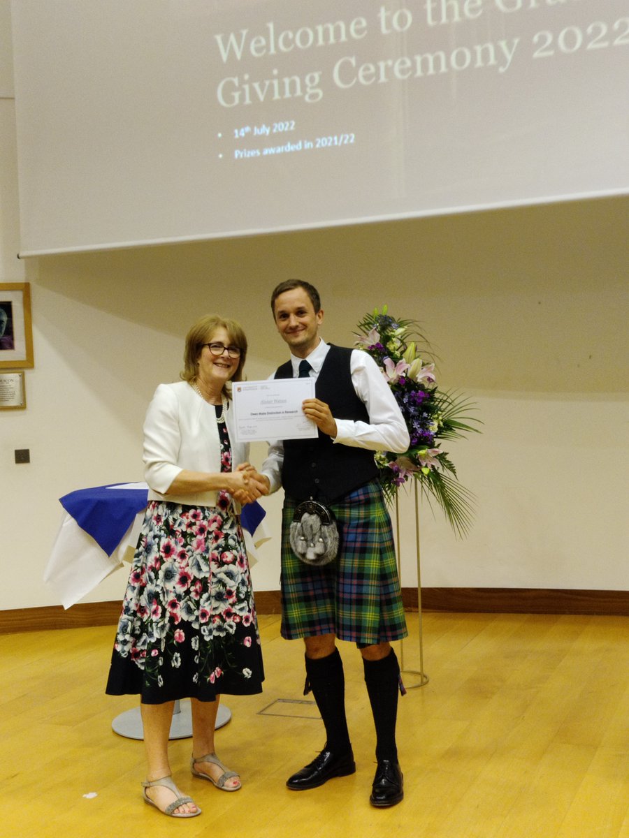 Owen Wade Distinction in Research Award
Presented to Dr Alastair Watson
By Professor Una Martin
<a href="/UoBMBChB/">UoBMBChB</a>
<a href="/unibirmingham/">Uni of Birmingham</a>