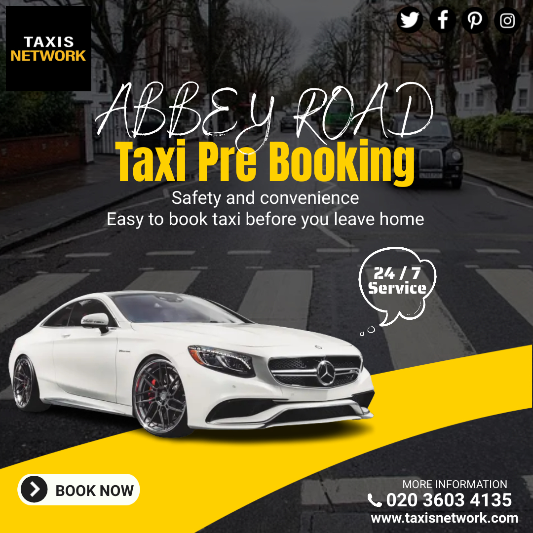 Safety and convenience. Easy to book taxi before you leave home.

Book Now: taxisnetwork.com/areas/abbey-ro…
Contact us: +44 20 3603 4135

Install app: bit.ly/36bgphr / apple.co/3qr2eeW

#advancebooking #prebooking #minicab #minicabservice #taxi #AbbeyRoadTaxi #cab #London