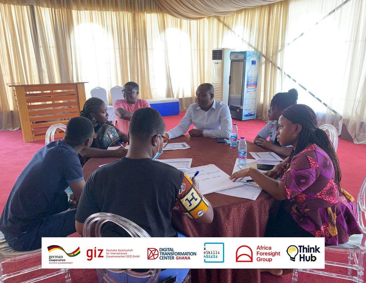 ThinkHubIC's tweet image. Day Two training provider (TP) workshop for GIZ’s project dubbed “eSkills4Girls” through the Africa Foresight Group.

 #DeutscheGesellschaftFürInternationaleZusammenarbeit #deutschegesellschaftfürinternationalezusammenarbeit #africaforesightgroup #AfricaForesightGroup #thinkhub