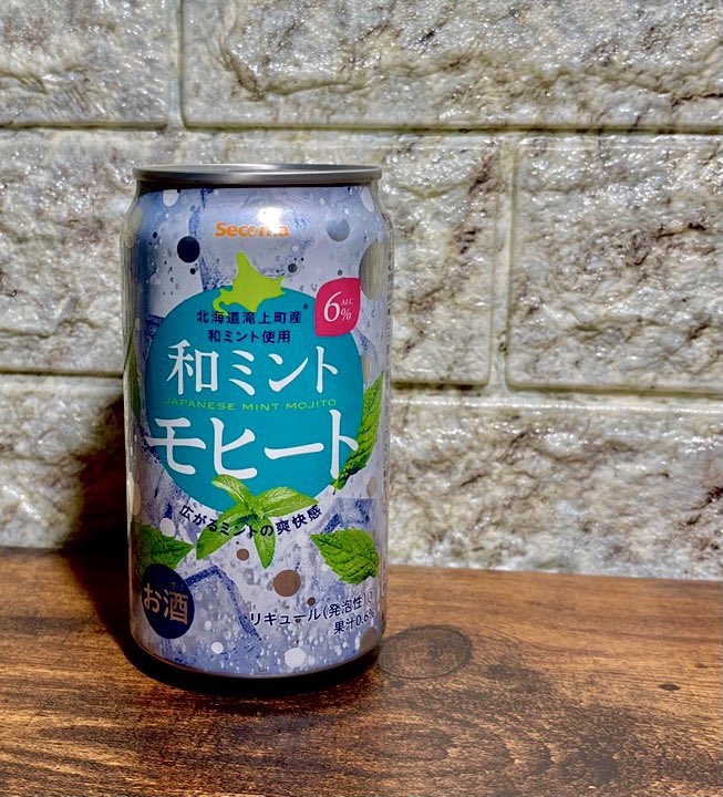 oknw703213's tweet photo. 缶ですが
和ミントのモヒートが売っていたので買ってみる

コレ❗️美味しい‼️

この企画を考えた方も
発売を認めた 札幌市のセコマ様は素晴らしい✨

#和
#和ミント
#モヒート
#ミント
#Mojito
#セコマ
#札幌

ネイティブだと
モヒトって発音してますね

箱買いしても善いかも💦 https://t.co/mNrS8A9YR6