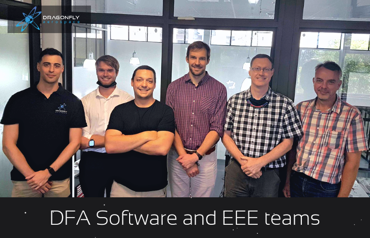 dragonfly_space's tweet photo. #Dragonfly_throwback
In the photo, our Software and EEE teams achieved one of their milestones! They integrated two OBCs with the #Flatsat (software and PCB level assembly) to verify the functionality and to start interfacing with the rest of the system. #Dragonfly_team https://t.co/q1Ddi8UiLr