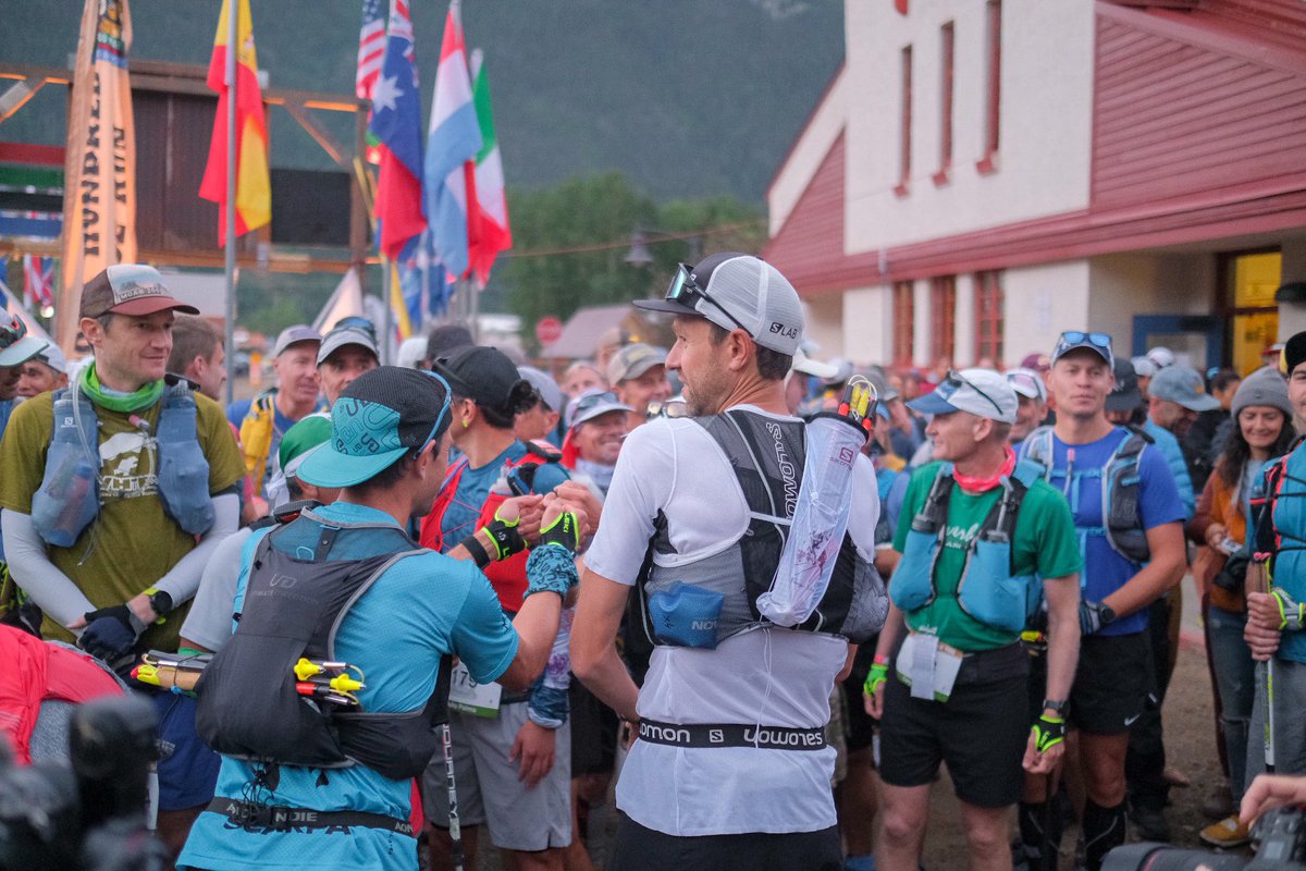 runfreetrail's tweet photo. A few images from the start of the Hardrock 100. 

#HR100 https://t.co/cYTqr8tuda
