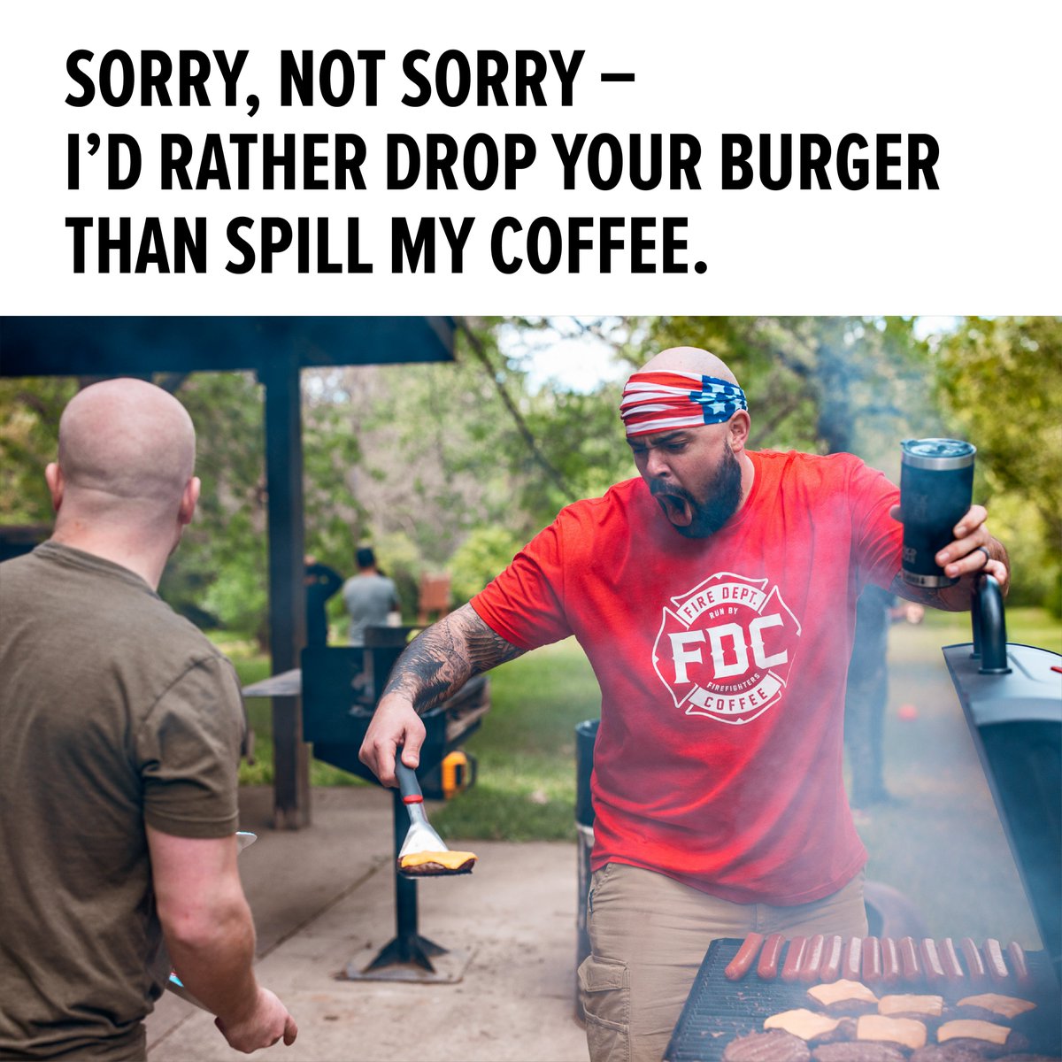 firedeptcoffee's tweet photo. A sacrifice I'm willing to make.

#FireDeptCoffee #Coffee #SaturdayVibes https://t.co/QW4LBOm2QC