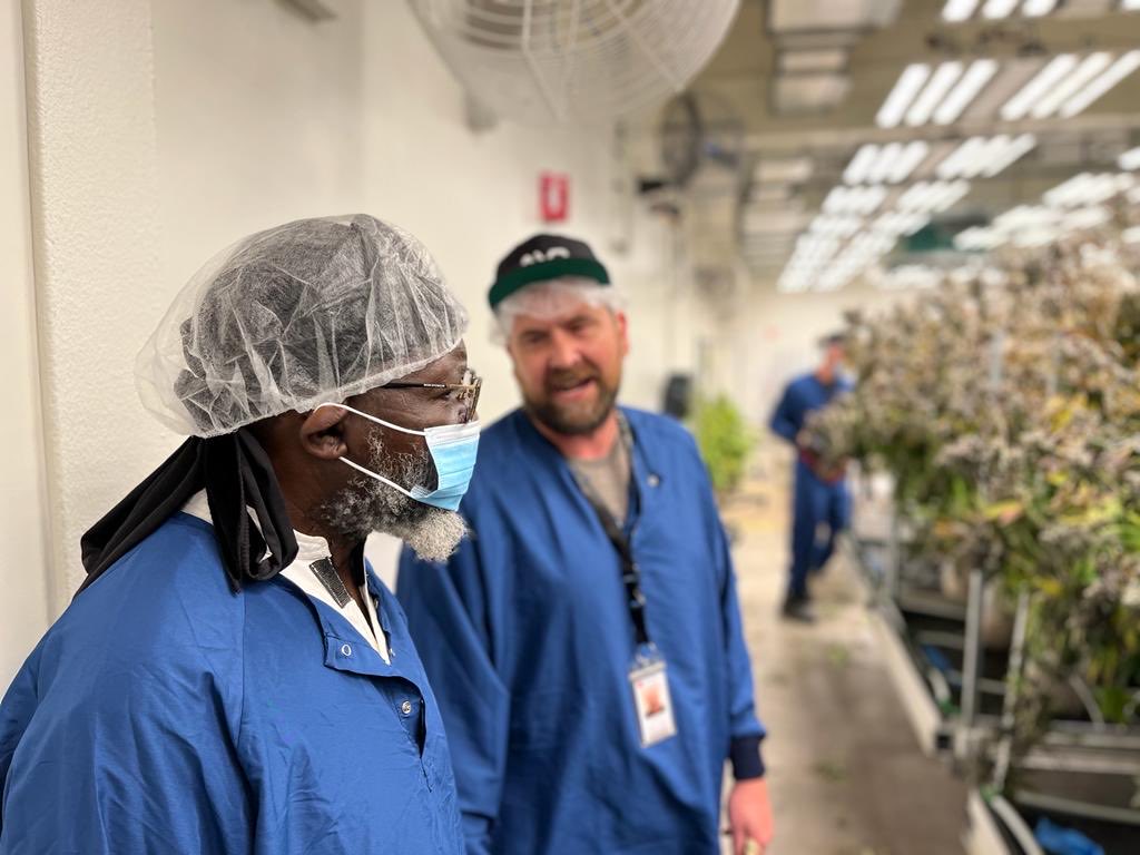 glwajackoyah's tweet photo. US Canabis Corporation invite Wajackoyah to the US and ready to invest multibillion dollars in Kenya. Spent the entire yesterday touring various plants in the US https://t.co/SXOg0yDXpt