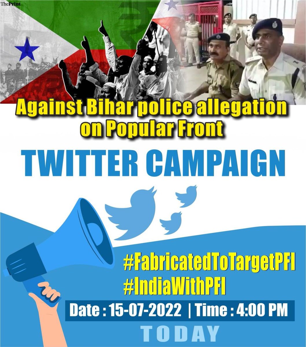 ZaineZehan's tweet photo. #FabricatedToTargetPfi
#indiawithpfi #IndiaWithPfi
#PFI #PfiJhukegaNahi https://t.co/pr18cApuew