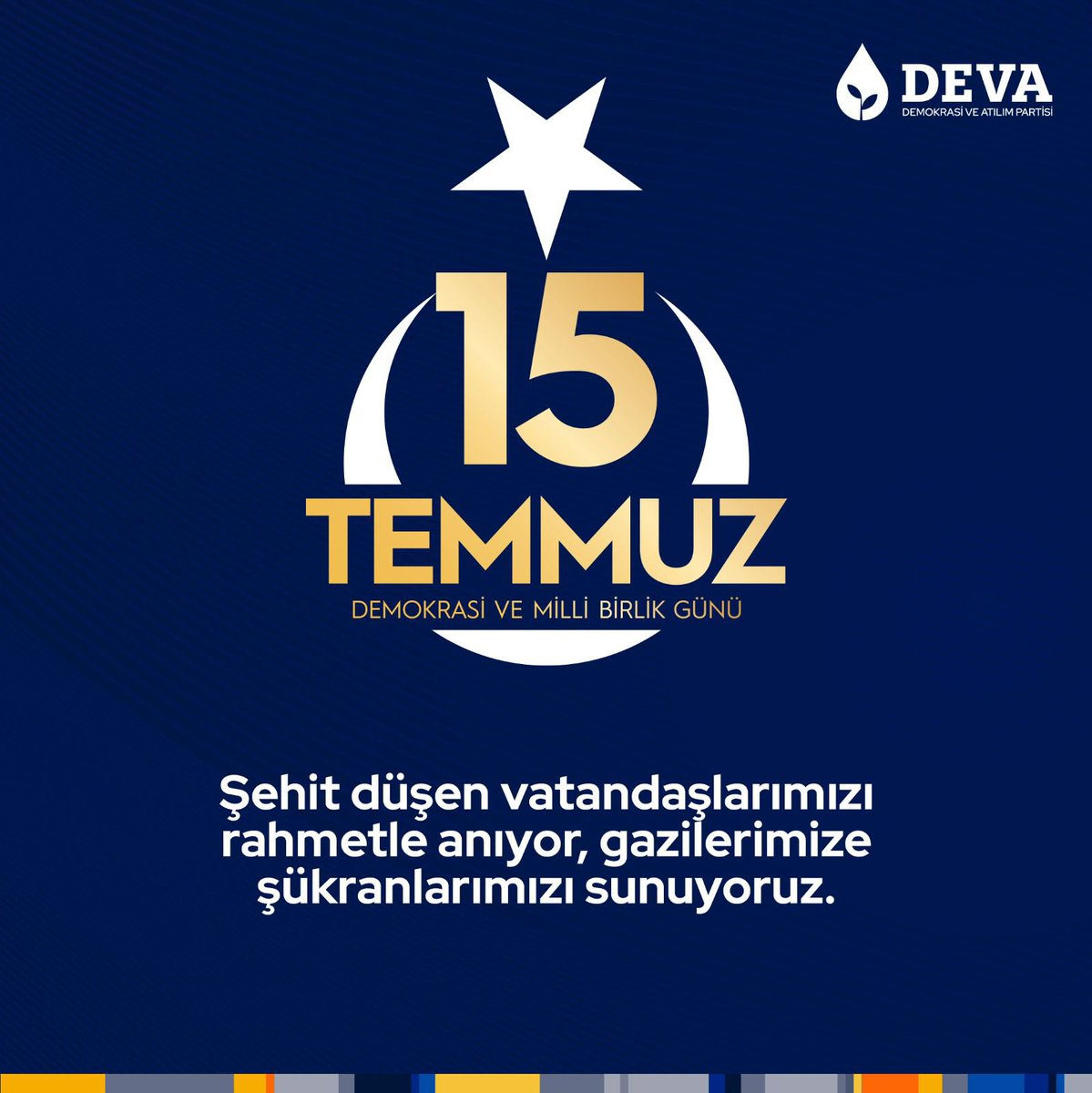 DidimeDevaKadin's tweet photo. #15Temmuz 2016’da gerçekleşen darbe girişiminde şehit düşen vatandaşlarımızı rahmetle anıyor, gazilerimize şükranlarımızı sunuyoruz. https://t.co/i1PhayevPi