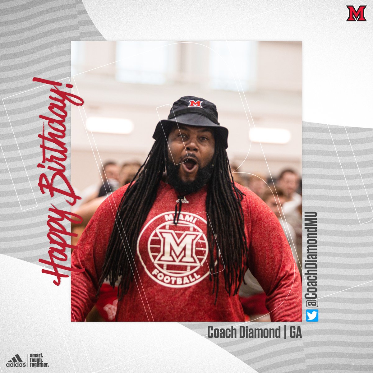 Happy Birthday, @CoachDiamondMU‼️🎉

SMART. TOUGH. TOGETHER.

#RiseUpRedHawks |🎓🏆
