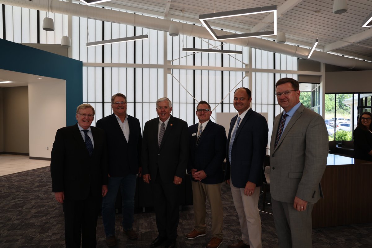 The Greene County Commissioners, along with @GovParsonMO and other local leaders visited @BurrellCenter yesterday to discuss new mental health crisis services, including the #988 crisis line and the soon-to-come youth behavioral crisis center in Springfield.