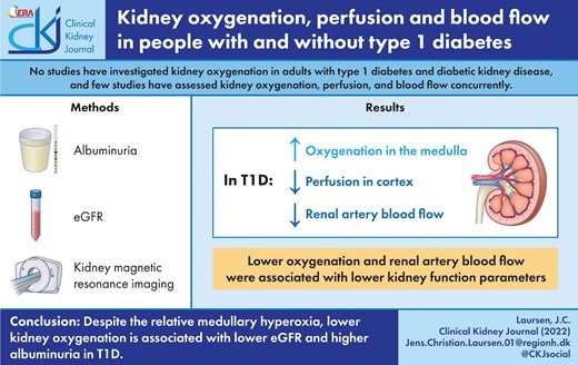 Jens Christian Laursen (@jenschristianl2) on Twitter photo Did you know that kidney oxygenation is associated with albuminuria and eGFR in type 1 diabetes? See our paper here:
academic.oup.com/ckj/advance-ar…
<a href="/Stenodiabetes/">Steno Diabetes Center Copenhagen</a> <a href="/Rigshospitalet/">Rigshospitalet</a> <a href="/P_Rossing/">Peter Rossing</a> <a href="/PBjornstadMD/">Petter Bjornstad, M.D.</a> <a href="/CKJsocial/">CKJ</a> Did you know that kidney oxygenation is associated with albuminuria and eGFR in type 1 diabetes? See our paper here:
academic.oup.com/ckj/advance-ar…
<a href="/Stenodiabetes/">Steno Diabetes Center Copenhagen</a> <a href="/Rigshospitalet/">Rigshospitalet</a> <a href="/P_Rossing/">Peter Rossing</a> <a href="/PBjornstadMD/">Petter Bjornstad, M.D.</a> <a href="/CKJsocial/">CKJ</a>