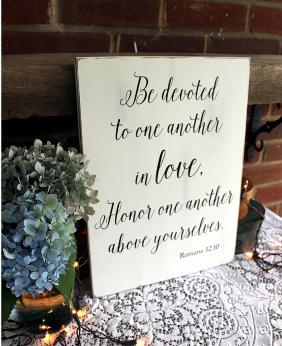 CountryWorkshp's tweet photo. #WeddingSign #BeDevoted To One Another in Love Romans 12:10 Bible Verse Sign Wood Sign #WeddingDecor Wedding Gift Bride and Groom #tmtinsta https://t.co/YloIH6jIzF via @Etsy https://t.co/Rid48DPo0i