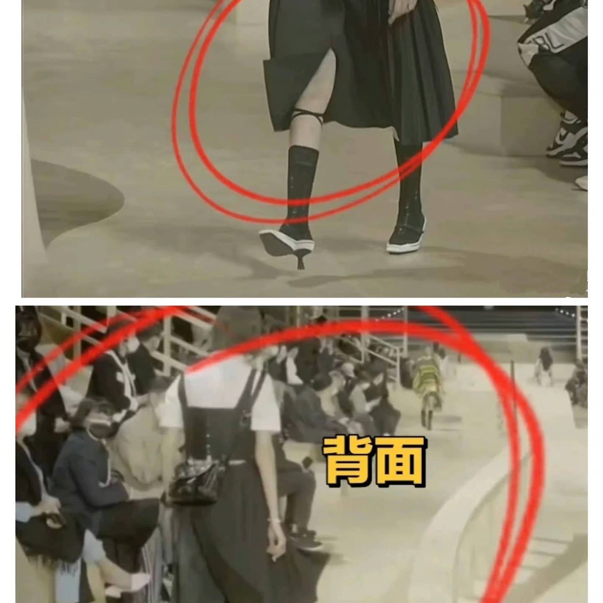 ivy_ciwyw's tweet photo. @Dior #cultureappropriation your“original” dress is a complete copy of China's traditional dress 马面裙，which was originated in Yuan dynasty(A.D. 1279-1368) and became popular in Ming dynasty（1368-1644）.It has two openings because people wore it when riding horses. https://t.co/72ssREP1Vn