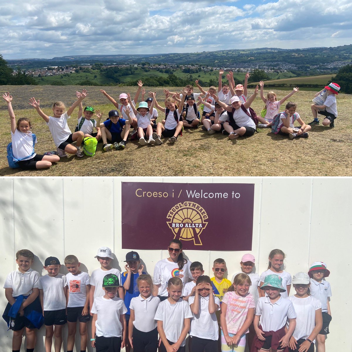ysgolbroallta's tweet photo. Fe wnaethom ni fwynhau ein taith gerdded noddedig ar gyfer elusen Arch Noa heddi. Llwyddom i gerdded 4.8 milltir i gyd - ymdrech gwych gan bawb! / #YCastell pupils enjoyed their sponsored walk to raise money for Noah’s Ark Charity today. We walked a total of 4.8 miles! ☀️🚶🤩🚶♀️👏 https://t.co/y6vxb82c8j