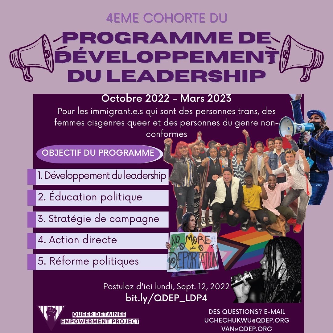 Queer Detainee Empowerment Project tweet media