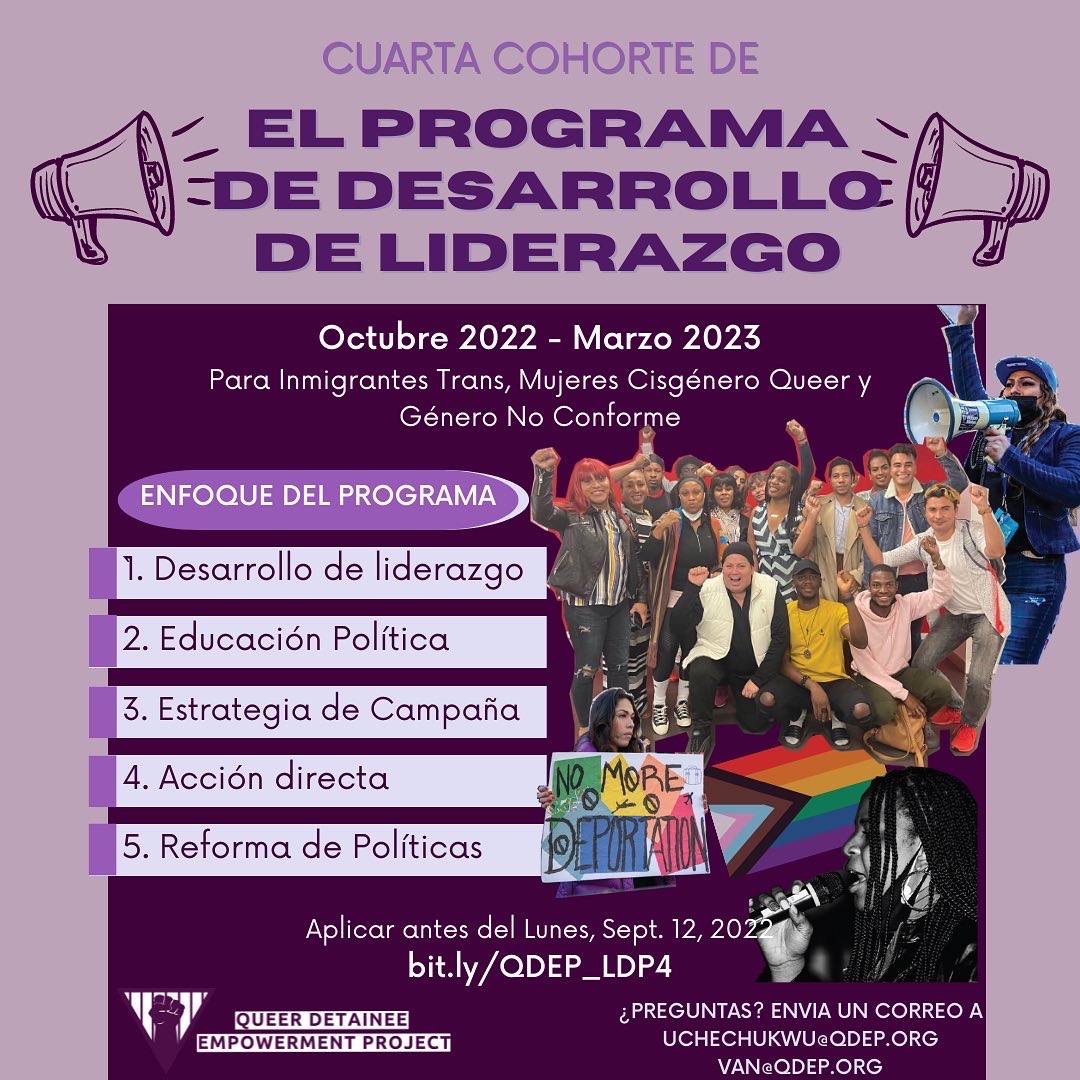 Queer Detainee Empowerment Project tweet media