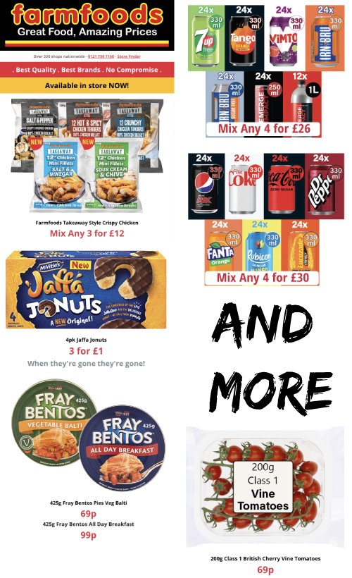 Farmfoods Price List This Week Cheapest Stores www.gbupresnenskij.ru