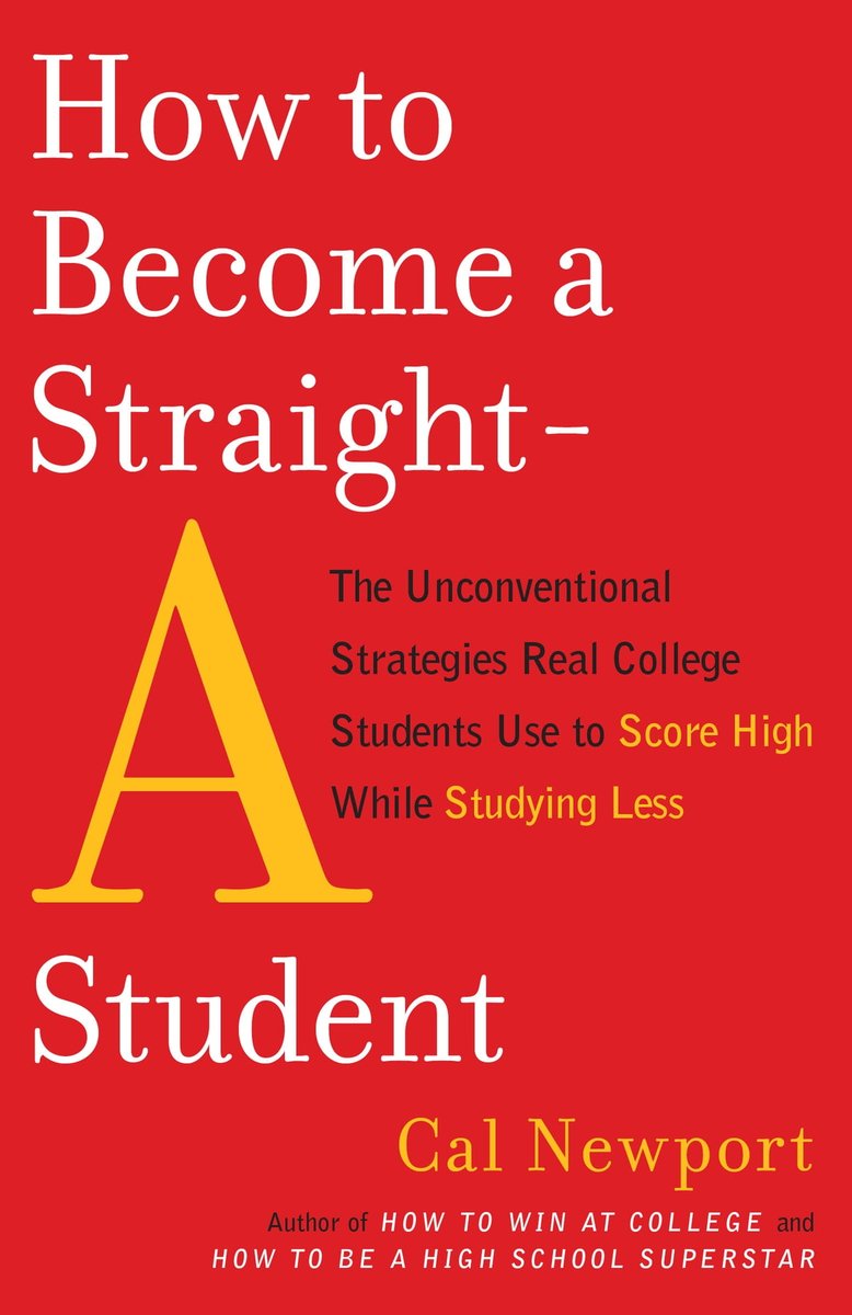 taoofmastery's tweet photo. The book turns me from a college failure to a CPA, with ease:

How to Become a Straight-A Student by Cal Newport.

Here are my takeaways (A THREAD): https://t.co/go9IyF3R03