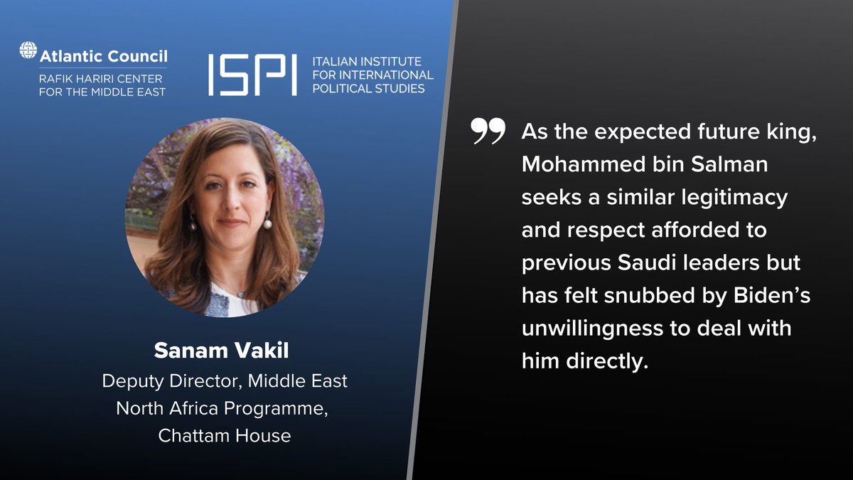 How does President Biden’s trip to Riyadh present an important step toward reasserting Saudi Arabia's relevance in the region? ✍️@SanamVakil reflects on this and more in her latest piece for us & @ispionline bit.ly/3uHzoJm