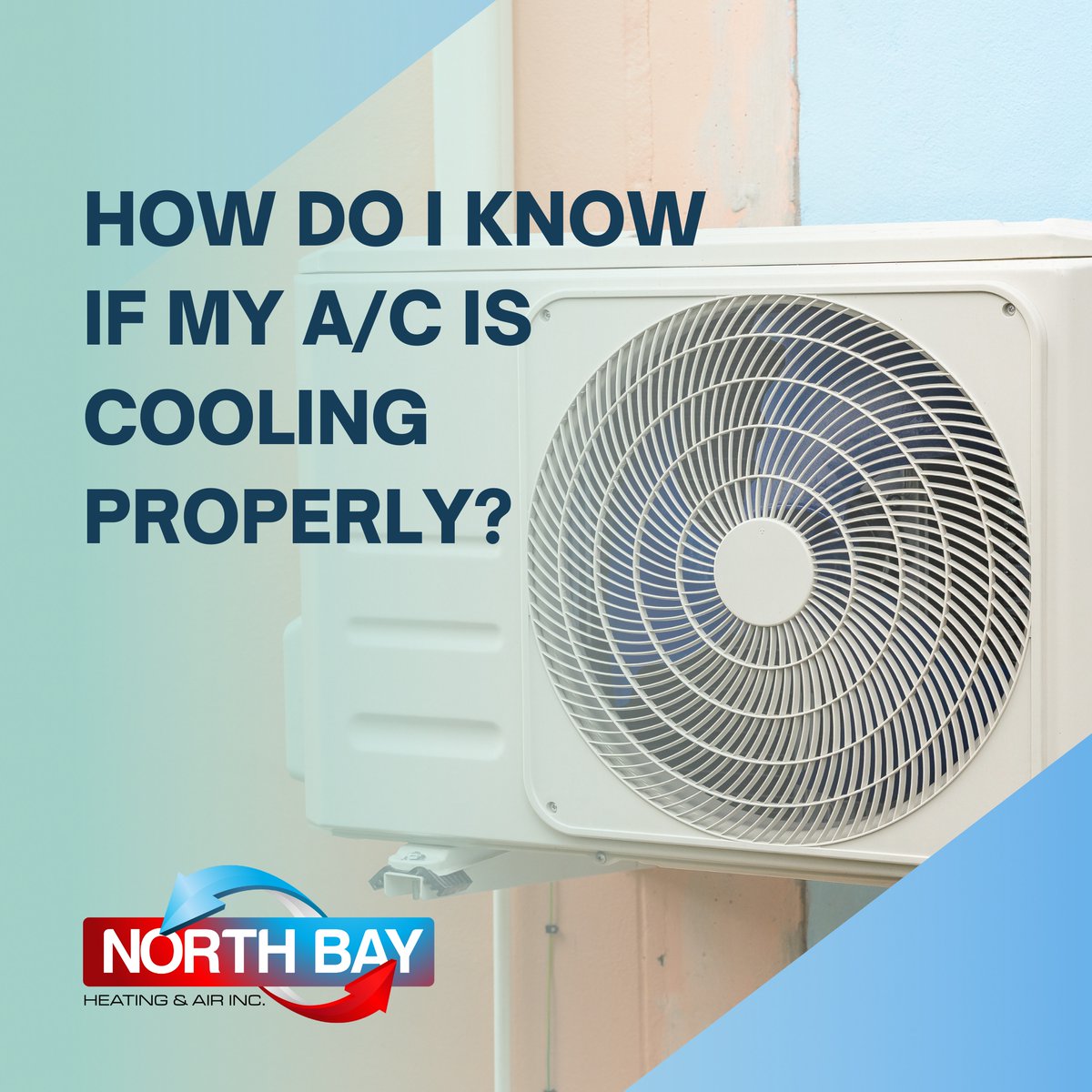 If you are having trouble keeping your home cool, it may be time to call in a professional. But how do you know if your air conditioner is not cooling correctly? Read more: northbayheatingandair.com/north-bay-heat… #NorthBay #MS #hvac