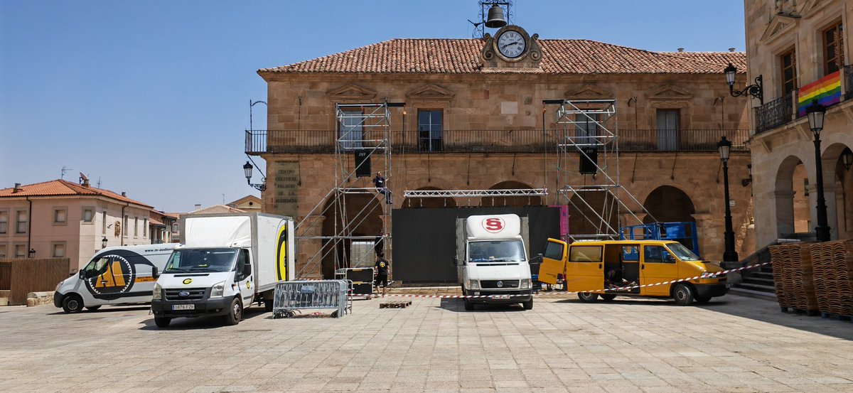 Desde las 20:30 os esperamos el la plaza mayor de Soria, en directo desde el Teatro Real de Madrid la ópera #nabucco.